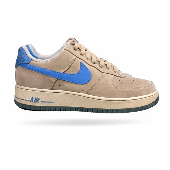 Nike Other - Vtg RARE Nike Air Force 1 Low AF1 Youth Linen University Blue 315122-241 Sz 7Y﻿